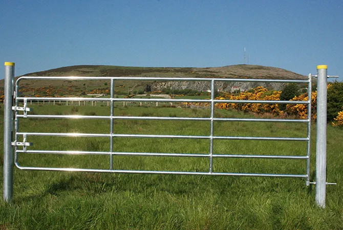 How to hang a galvanized farm gate