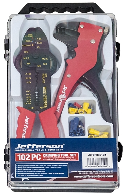 Jefferson - 102 Piece Crimping Tool Set - JEFCRIMS102