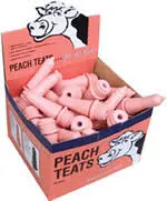 Milkflo Screw-In Peach Teats - per teat (CFP777)