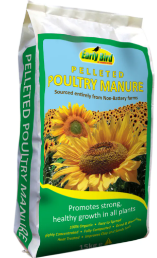 Early Bird -  Pelleted Poultry Manure 15KG