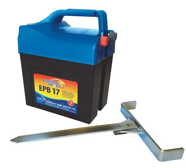 Electro Power Battery Fencer - EPB17 - 9/12 Volt Stripgrazers