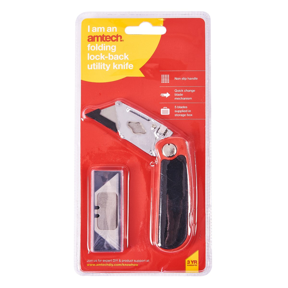 Amtech - Folding Utility Knife