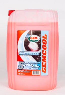 Gem Antifreeze 5 Year Pink - 20Ltr