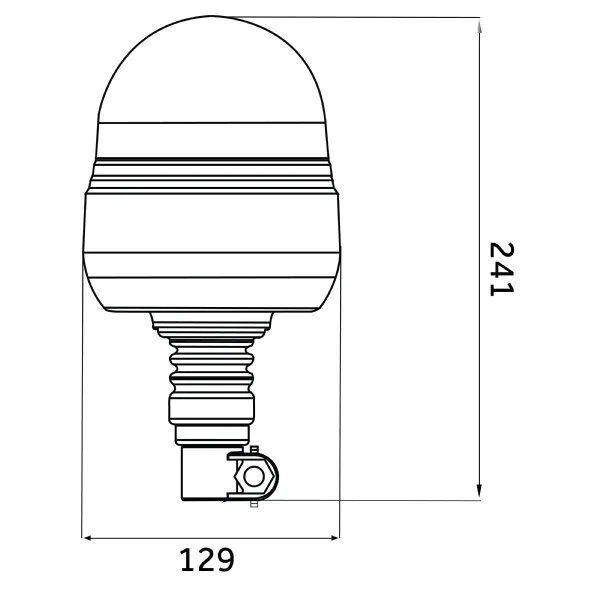 Genfitt - LED BEACON BOLT ON FLEX - G18246