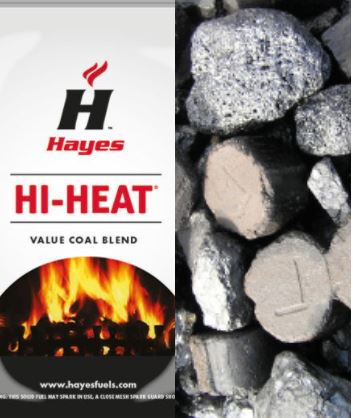 Hayes Hi Heat Coal (Triple Heat) 1 Tonne Pallet