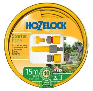 Hozelock - 15MTR Starter Hose Kit With Sprayer