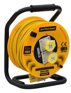 Jefferson Industrial Cable Reel 40M - 110V