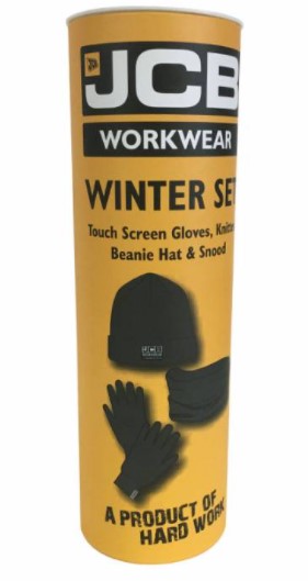 JCB - Workwear Winter Set (Gloves, Hat & Snood)