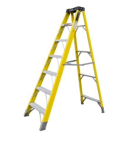 Jefferson - 6+1 Tread Fiberglass Step Ladder
