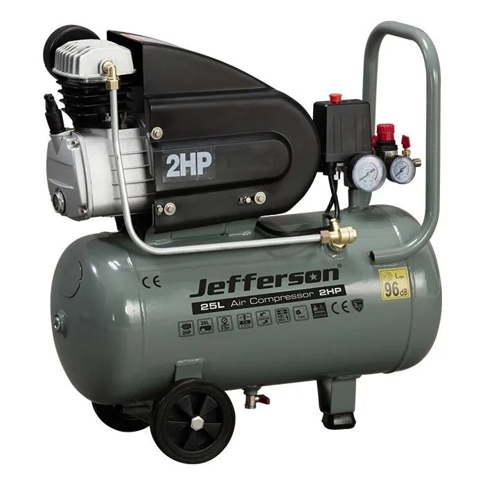Jefferson 25 Litre 2HP Compressor (JEFC025L08B-230)