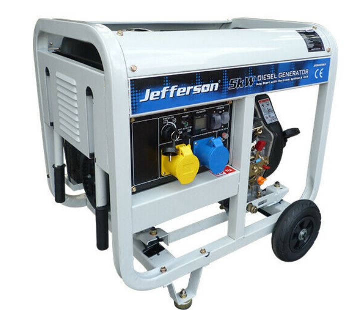 Jefferson Diesel Generator -6.3Kva (JEFGENDIE50ELK)