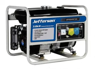Jefferson Petrol Generator - 3.8KVA - JEFGENPET30