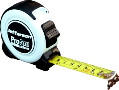 Jefferson Professional Nylon Coated Measuring Tape - 5m