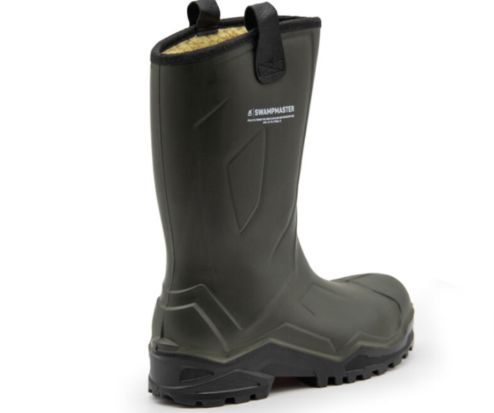 Swampmaster Pro Challenger+ S5 Steel- Toe Rigger Green